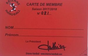 Carte de membre !!!