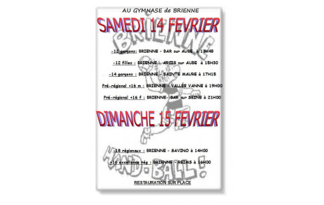 GRAND WEEK-END de HAND!!!!