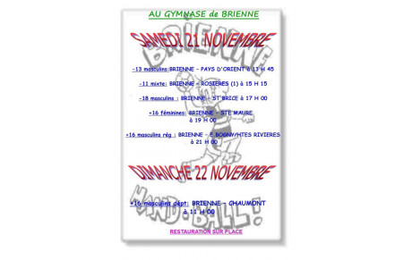 GRAND WEEK-END DE HAND !!!!!
