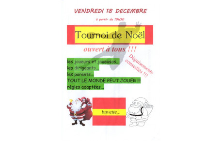 TOURNOI DE NOEL !!!!!!