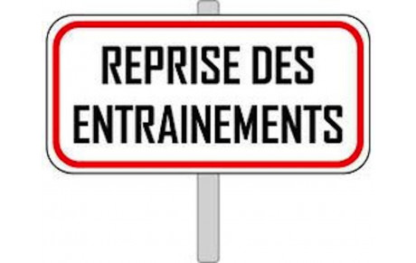 ENTRAÎNEMENTS EN CETTE SEMAINE DE RENTRÉE SCOLAIRE !