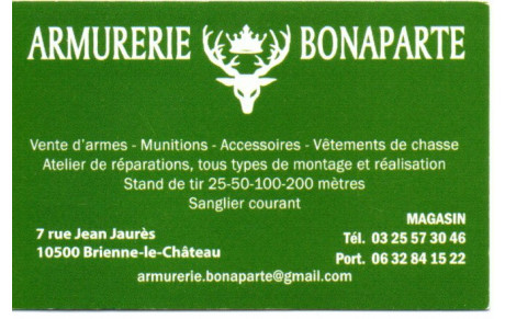 ARMURERIE BONAPARTE